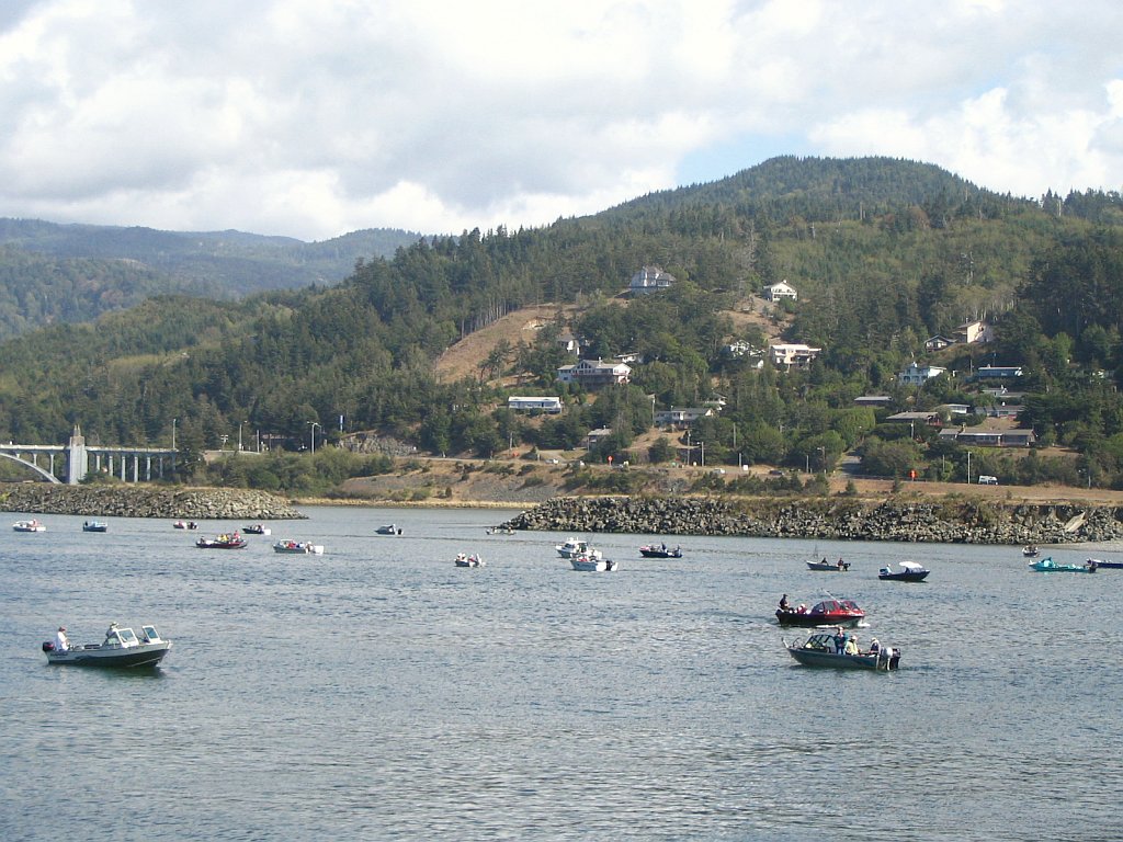 Salmon Fishing at the Rogue River Mouth